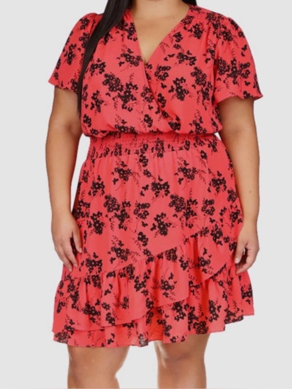 Michael by mk faux wrap dress